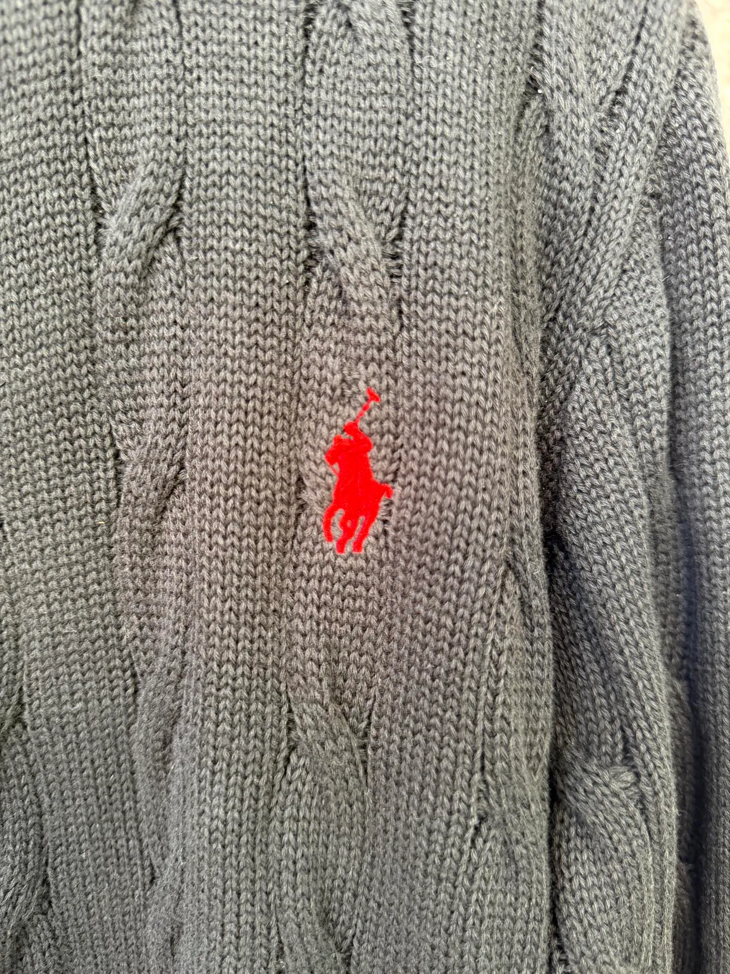 P260 Ralph Lauren's new autumn full-zip sweater jacket, the same style for men and women, can be worn as an inner layer or as a jacket, original pure cotton washed yarn, customized hardware accessories, original exquisite pony logo embroidery, fine workmanship, recommended hot product